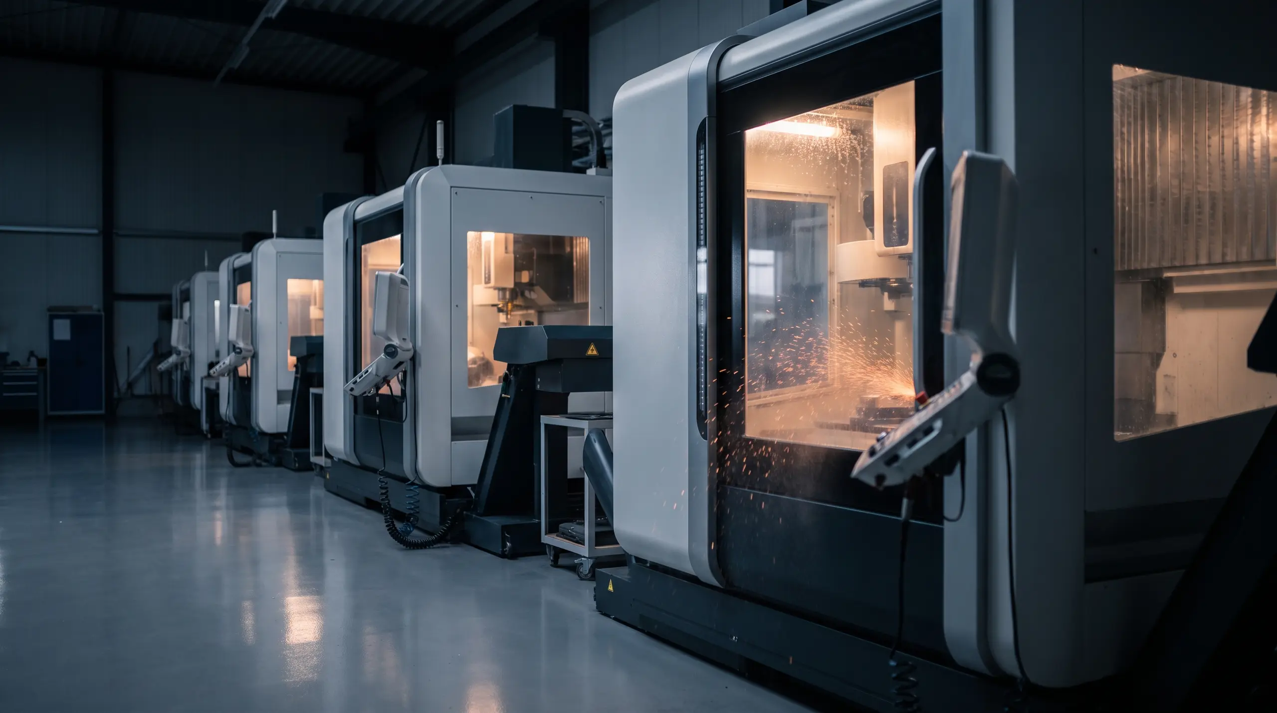 Modern precision manufacturing floor
